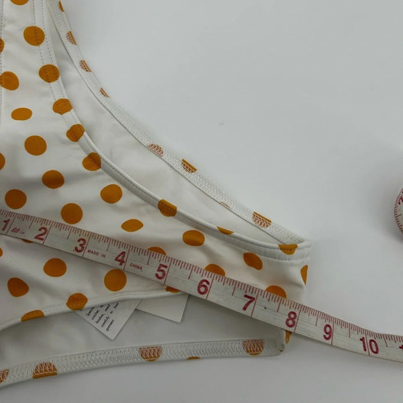NWT Zimmermann Separates Sculpt V Pant Polka Dot Mango Ivory Bikini Bottom Sz 4 - Picture 7 of 7